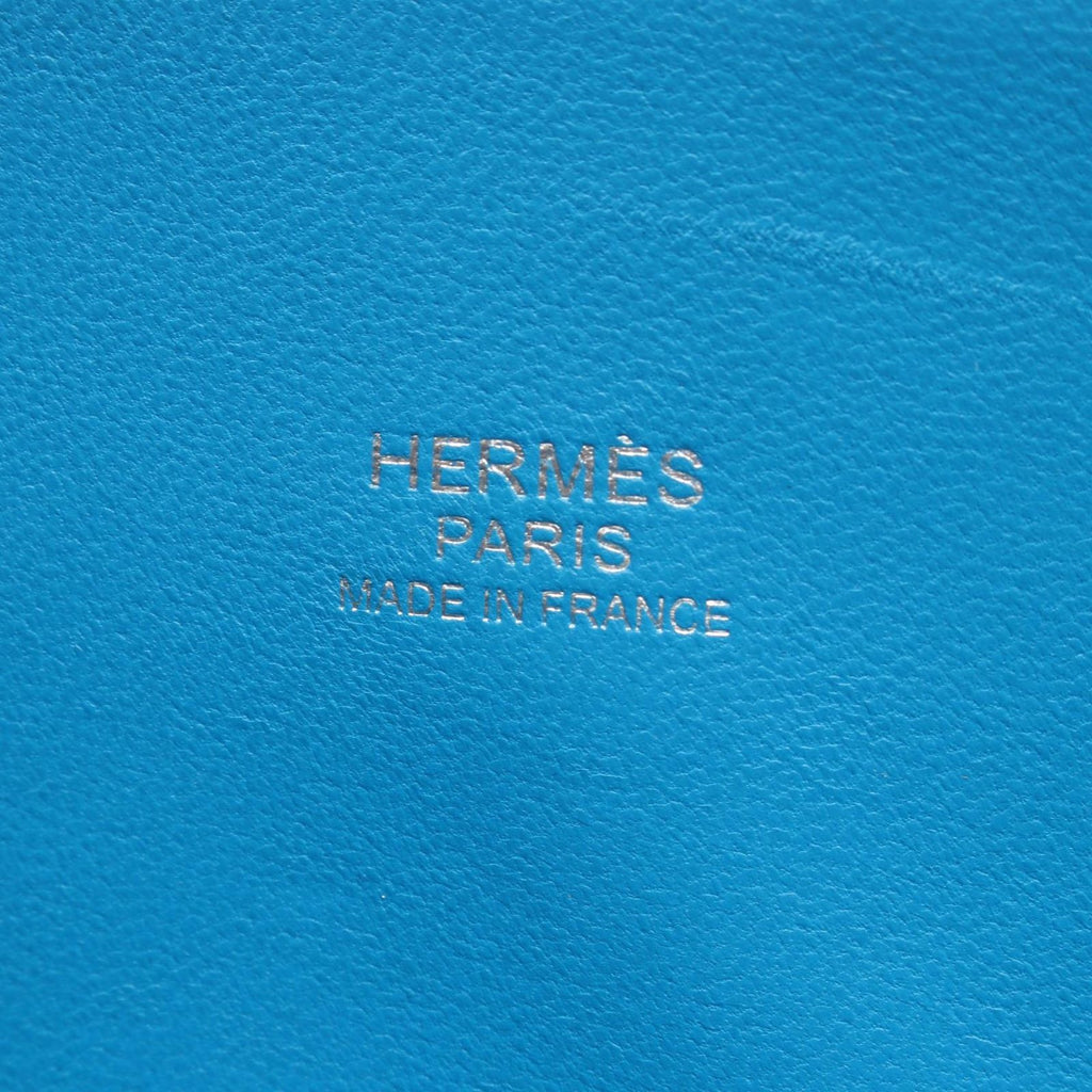 Hermes Handbag Bolide 27 Blue Zanzibar 2-Way — view 4
