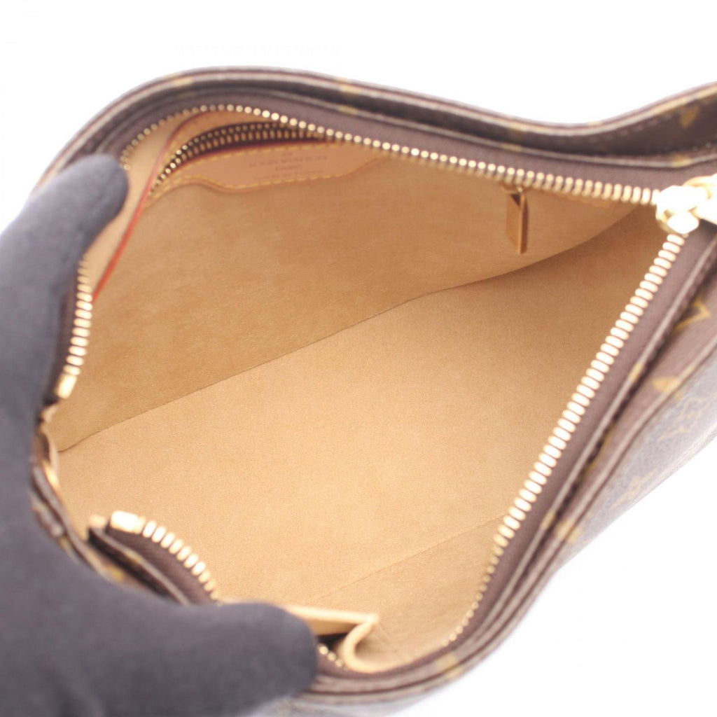 Louis Vuitton Shoulder Bag Looping Monogram Canvas Leather — view 3