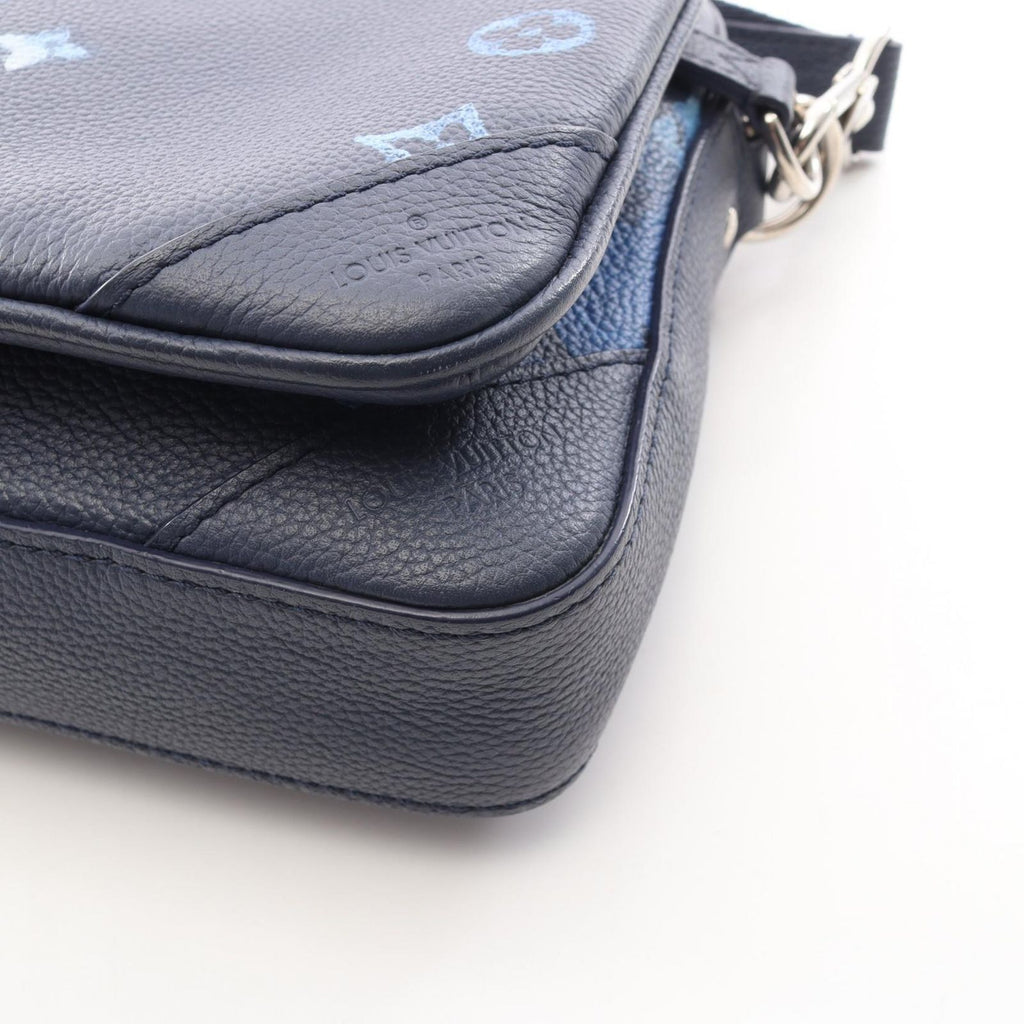 Louis Vuitton Shoulder Bag Trio Messenger Monogram Shadow Water Color Leather — view 5