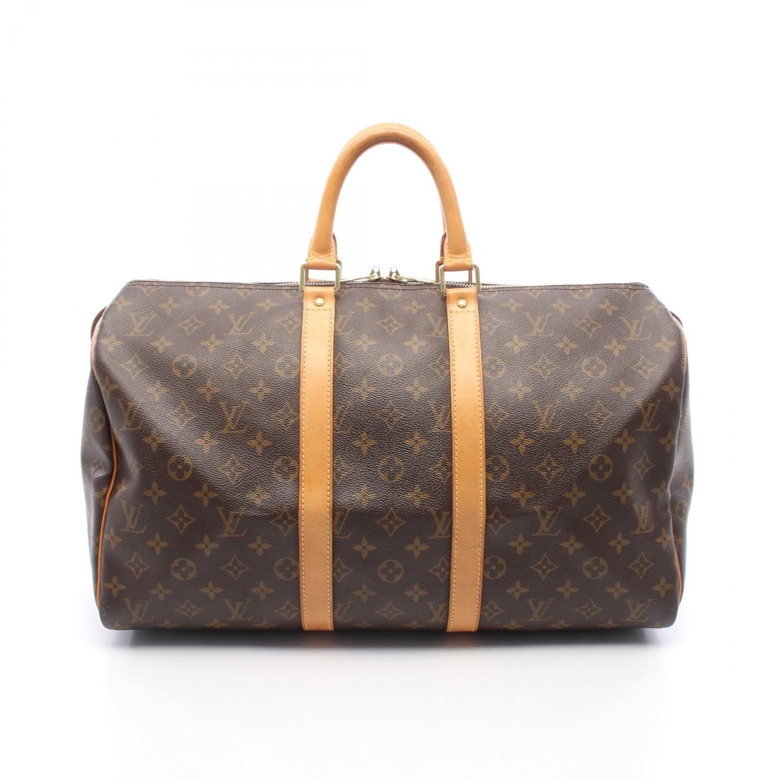 Louis Vuitton Boston Bag Keepall 45 Monogram Canvas Leather