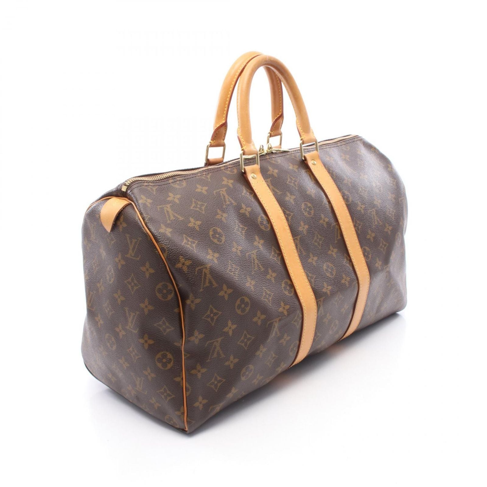Louis Vuitton Boston Bag Keepall 45 Monogram Canvas Leather — view 2