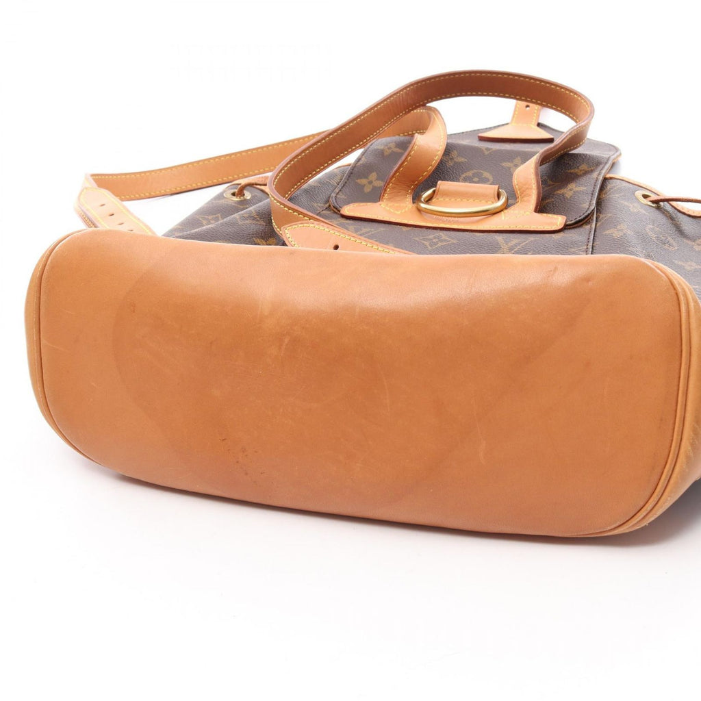 Louis Vuitton Backpack Montsouris Monogram Canvas Leather — view 7