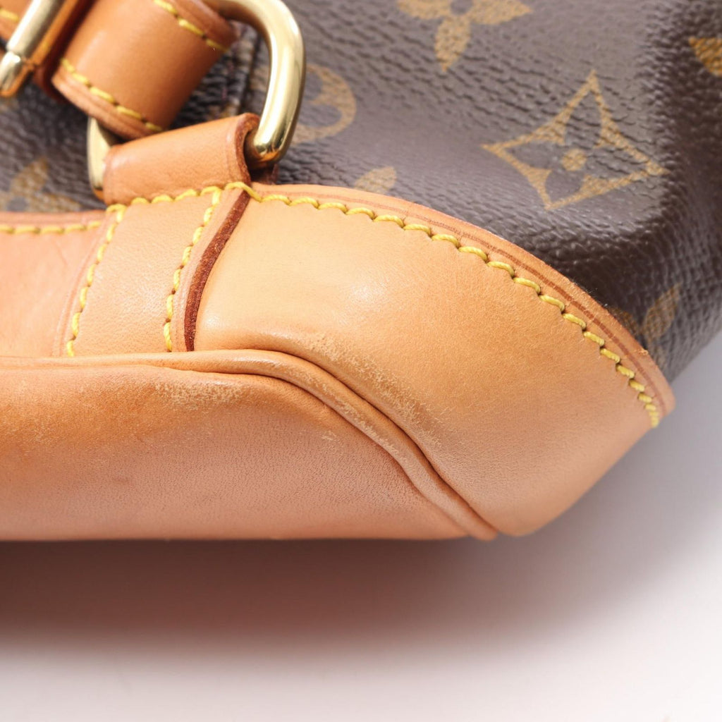 Louis Vuitton Backpack Montsouris Monogram Canvas Leather — view 8