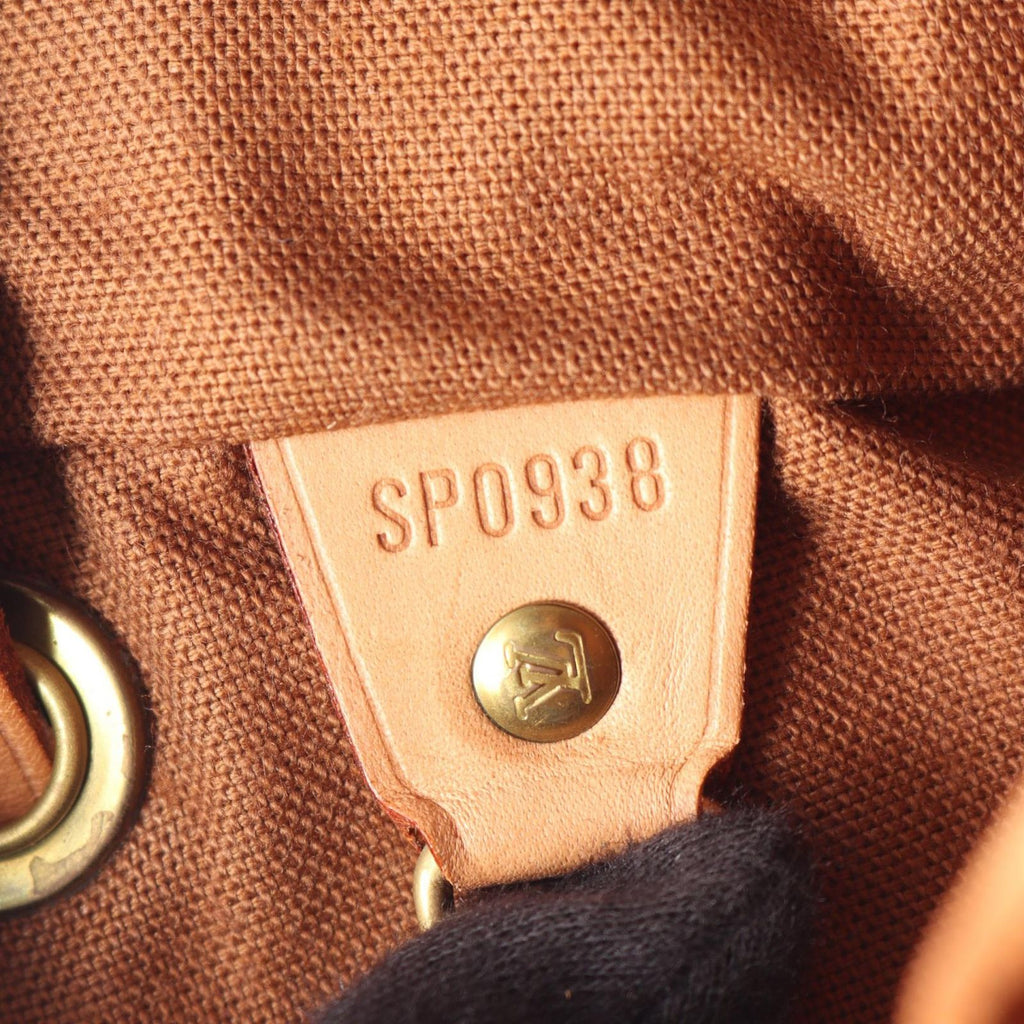 Louis Vuitton Backpack Montsouris Monogram Canvas Leather — view 5