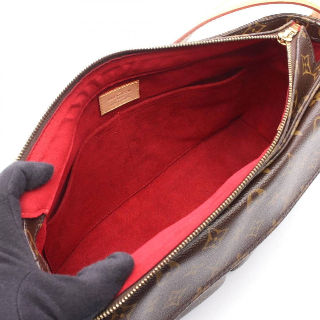 Louis Vuitton Shoulder Bag Viva Cite GM Monogram Canvas Leather — view 3