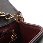 Chanel Shoulder Bag Quilted Diana Flap Black Lambskin Chain — view 9