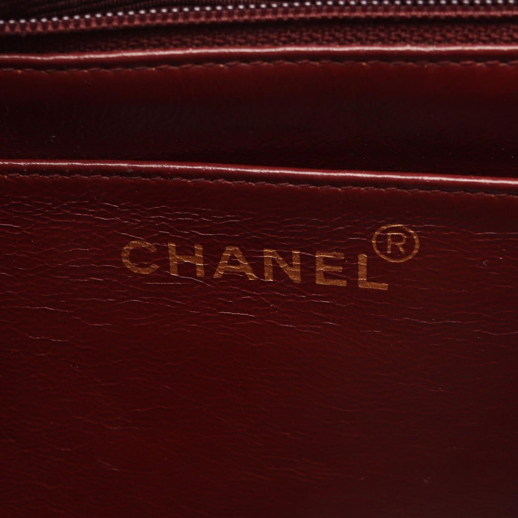Chanel Shoulder Bag Quilted Diana Flap Black Lambskin Chain — view 4