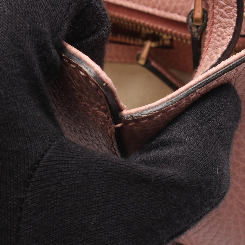 Gucci Handbag Swing Mini 2-Way Pink Leather — view 7