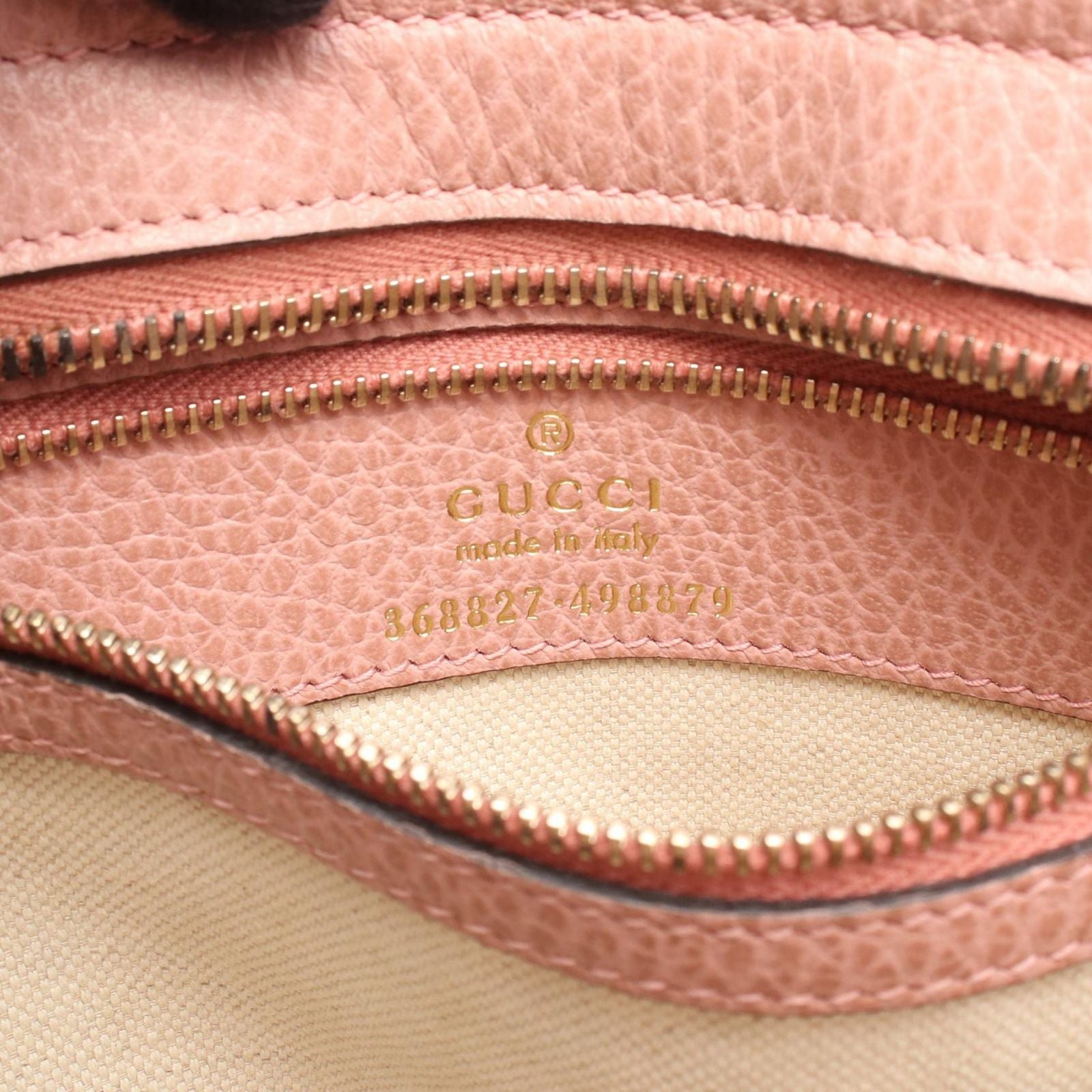 Gucci Handbag Swing Mini 2-Way Pink Leather — view 4