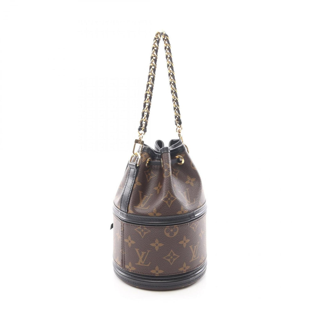 Louis Vuitton Handbag Kanoe Monogram 2-Way Noir Canvas Leather — view 2
