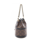 Louis Vuitton Handbag Kanoe Monogram 2-Way Noir Canvas Leather — view 2