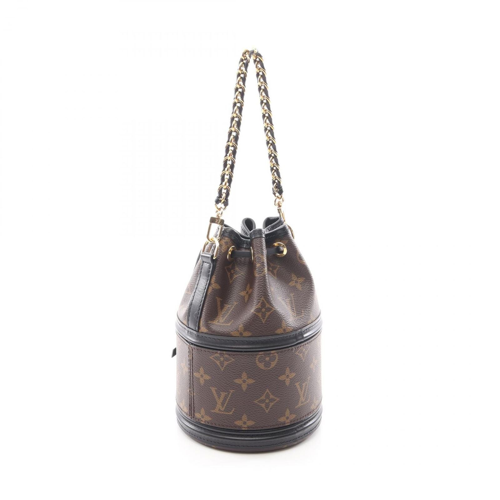 Louis Vuitton Handbag Kanoe Monogram 2-Way Noir Canvas Leather — view 2
