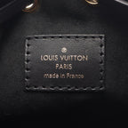 Louis Vuitton Handbag Kanoe Monogram 2-Way Noir Canvas Leather — view 4