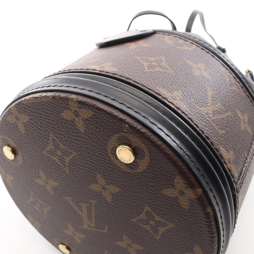 Louis Vuitton Handbag Kanoe Monogram 2-Way Noir Canvas Leather — view 5