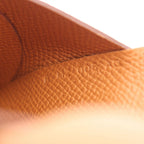 Hermes Coin Case Calvi Duo Gold Leather — view 6