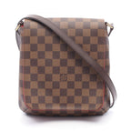 Louis Vuitton Shoulder Bag Musette Salsa Long Strap Damier Ebene Canvas Leather