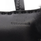 Hermes Charm Buddy Black Shearling Studs Keychain — view 3