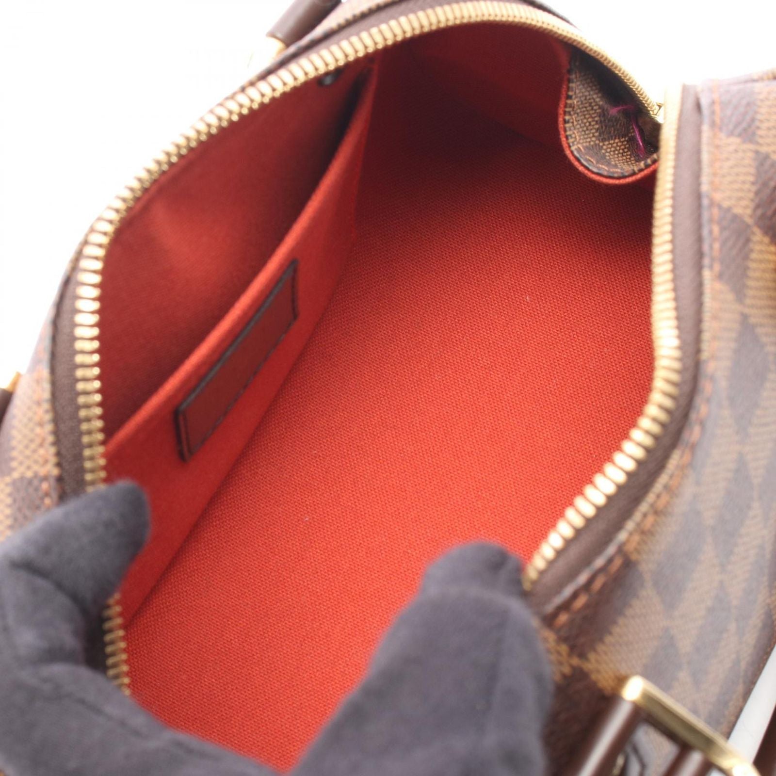 Louis Vuitton Handbag Riviera Mini Damier Ebene Canvas Leather — view 3
