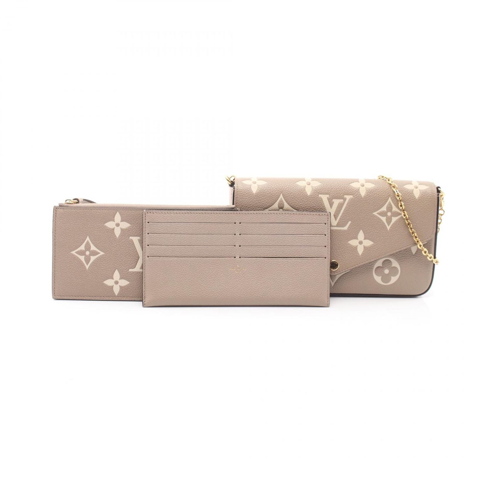 Louis Vuitton Shoulder Bag Pochette Felicity Monogram Empreinte Tourterelle — view 5