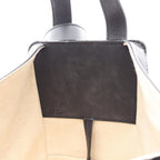 Loewe Handbag Hammock Bag Small Herbarium 2-Way Gray Black Leather — view 5