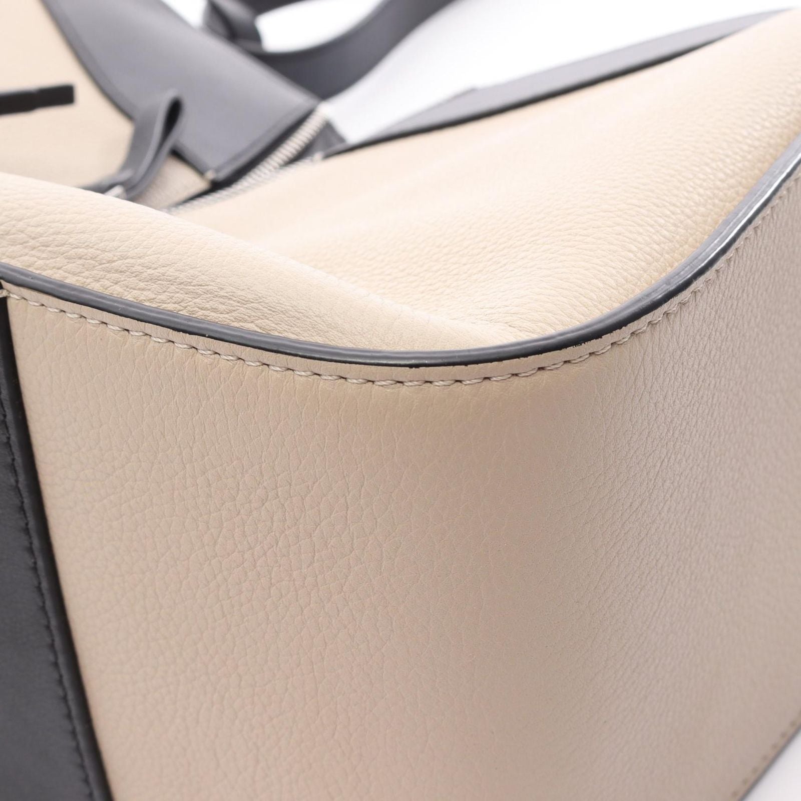 Loewe Handbag Hammock Bag Small Herbarium 2-Way Gray Black Leather — view 9