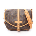Louis Vuitton Shoulder Bag Saumur 30 Monogram Canvas Leather