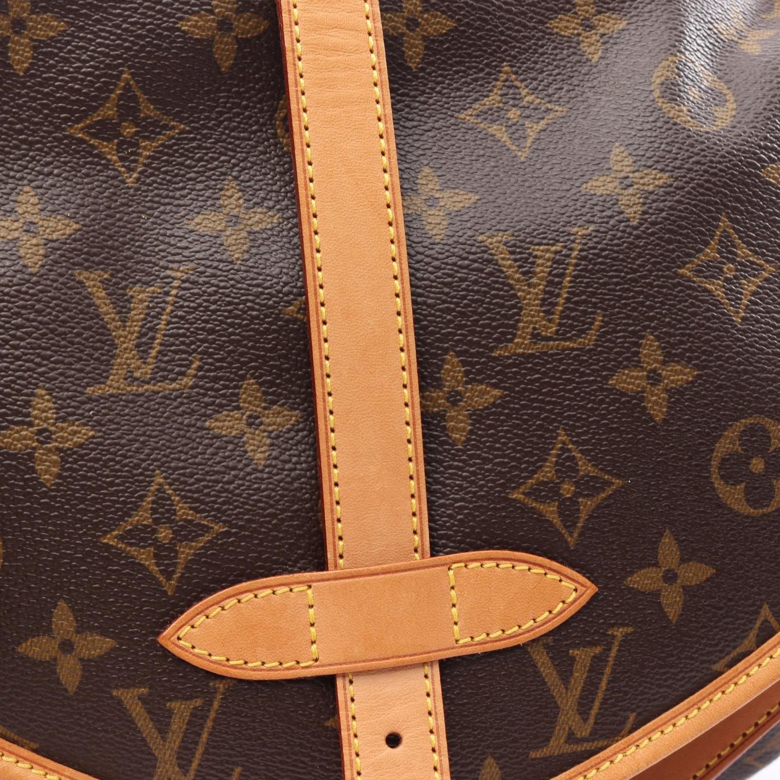 Louis Vuitton Shoulder Bag Saumur 30 Monogram Canvas Leather — view 8