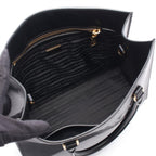 Prada Handbag Saffiano Lux 2-Way Black Leather Luxe — view 3