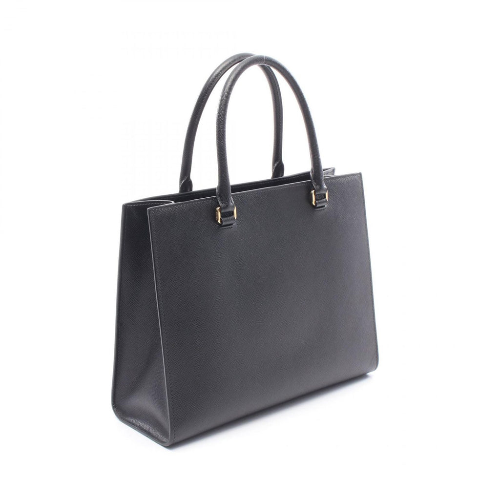 Prada Handbag Saffiano Lux 2-Way Black Leather Luxe — view 2