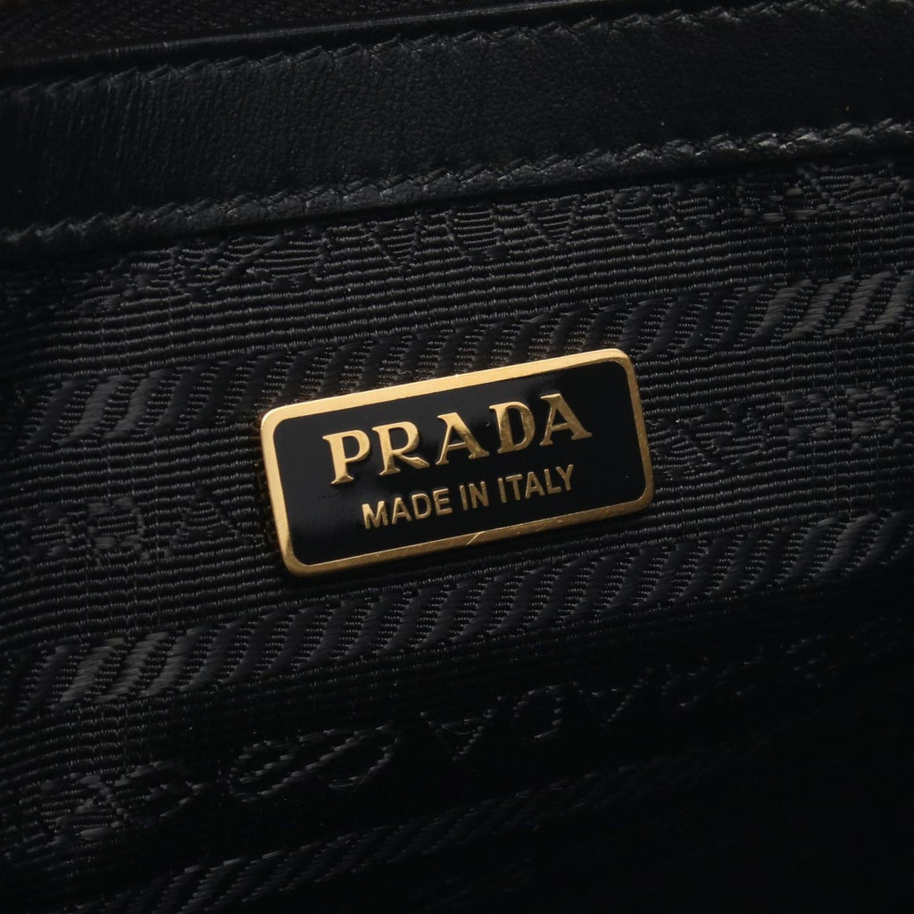 Prada Handbag Saffiano Lux 2-Way Black Leather Luxe — view 4