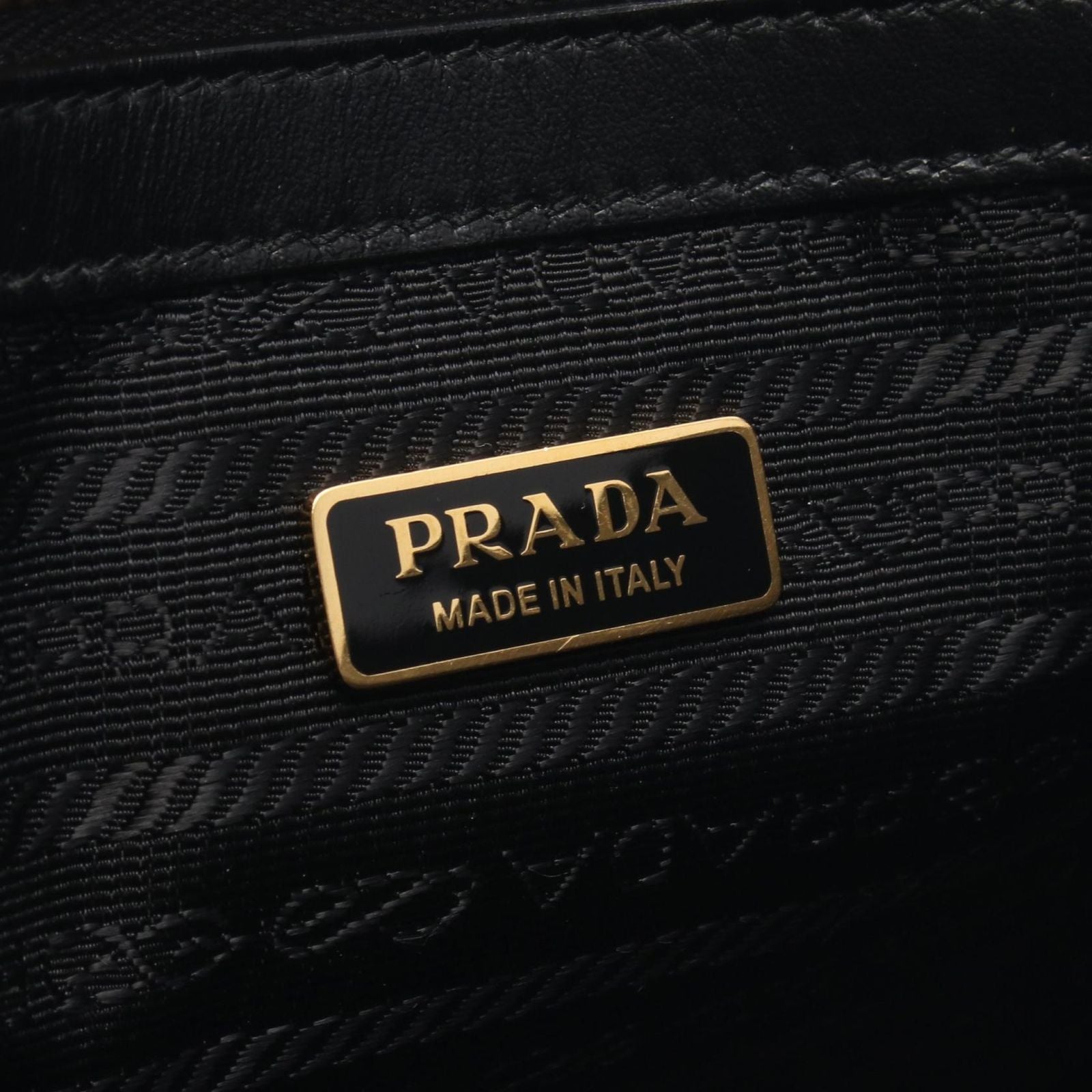 Prada Handbag Saffiano Lux 2-Way Black Leather Luxe — view 4