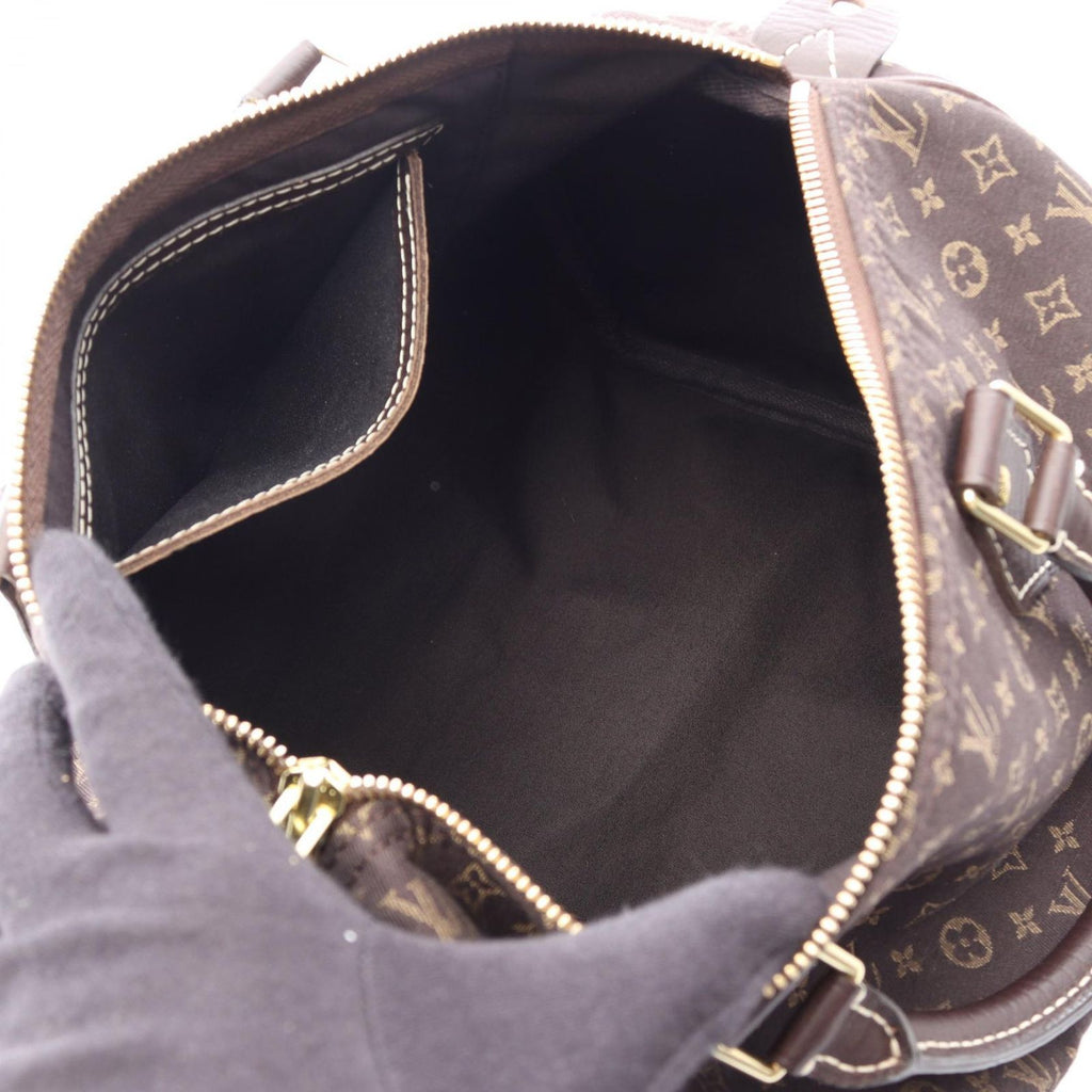 Louis Vuitton Handbag Speedy 30 Monogram Mini Lin Ebene Canvas Leather — view 3
