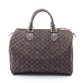 Louis Vuitton Handbag Speedy 30 Monogram Mini Lin Ebene Canvas Leather