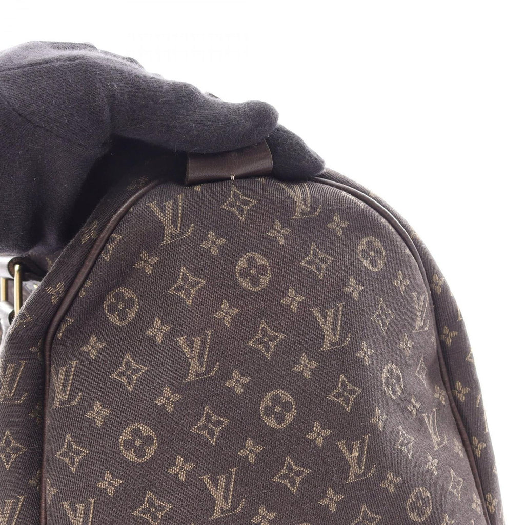 Louis Vuitton Handbag Speedy 30 Monogram Mini Lin Ebene Canvas Leather — view 9