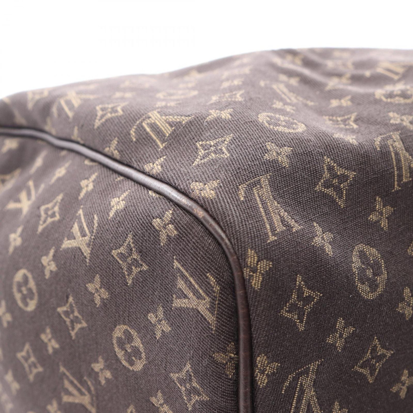Louis Vuitton Handbag Speedy 30 Monogram Mini Lin Ebene Canvas Leather — view 8