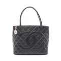 Chanel Tote Reissue Black Caviar Leather Quilted