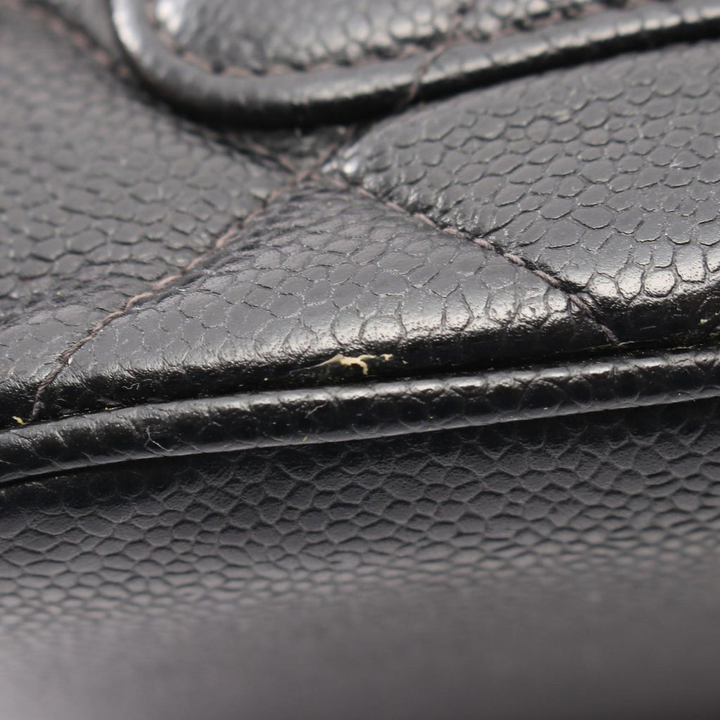 Chanel Tote Reissue Black Caviar Leather Quilted — view 8