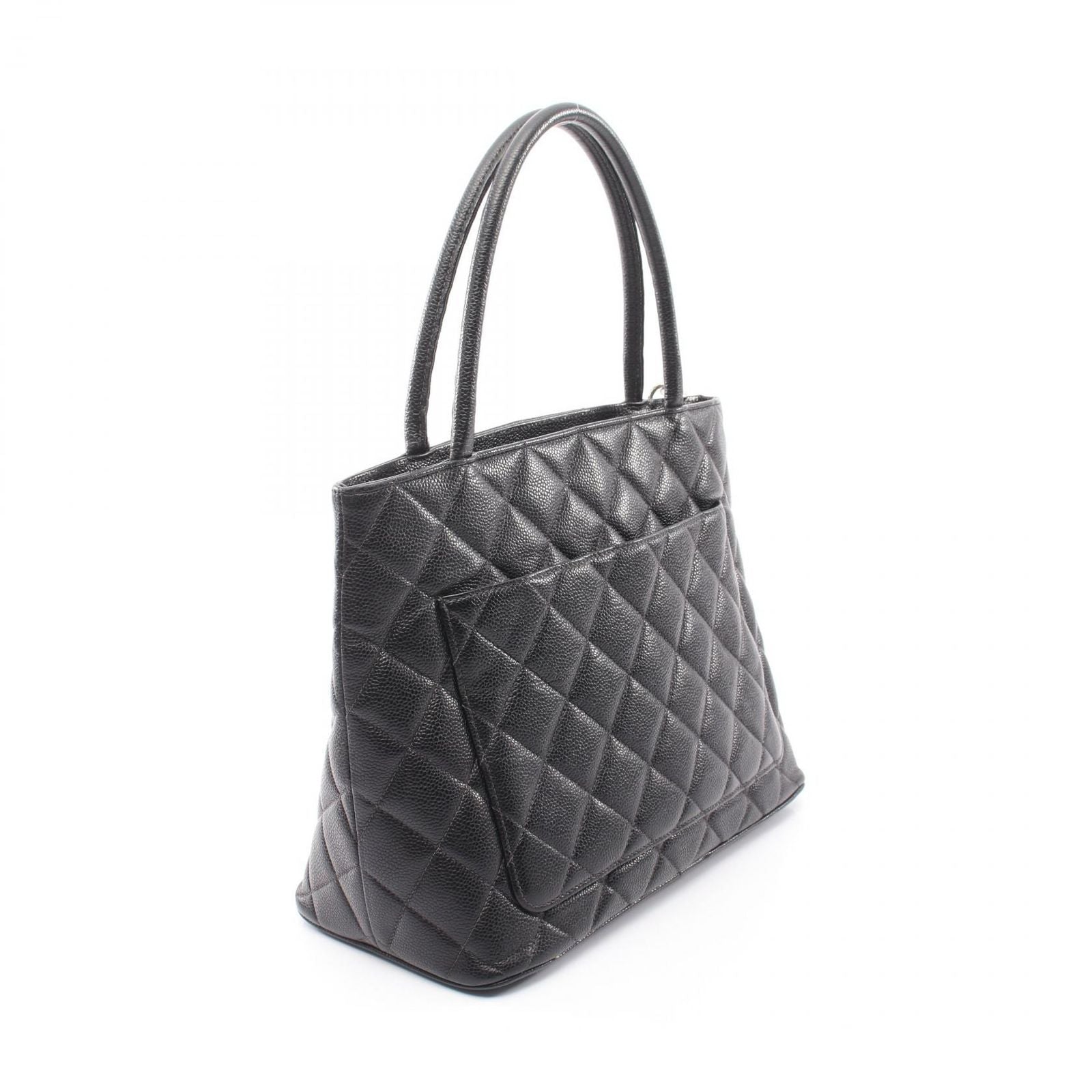 Chanel Tote Reissue Black Caviar Leather Quilted — view 2