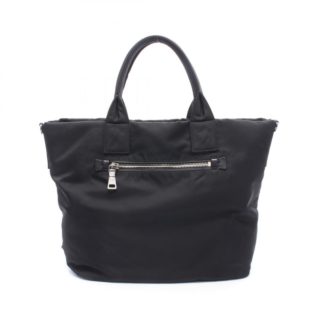 Prada Tote Camouflage Reversible 2-Way Black Nylon — view 6