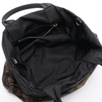 Prada Tote Camouflage Reversible 2-Way Black Nylon — view 3