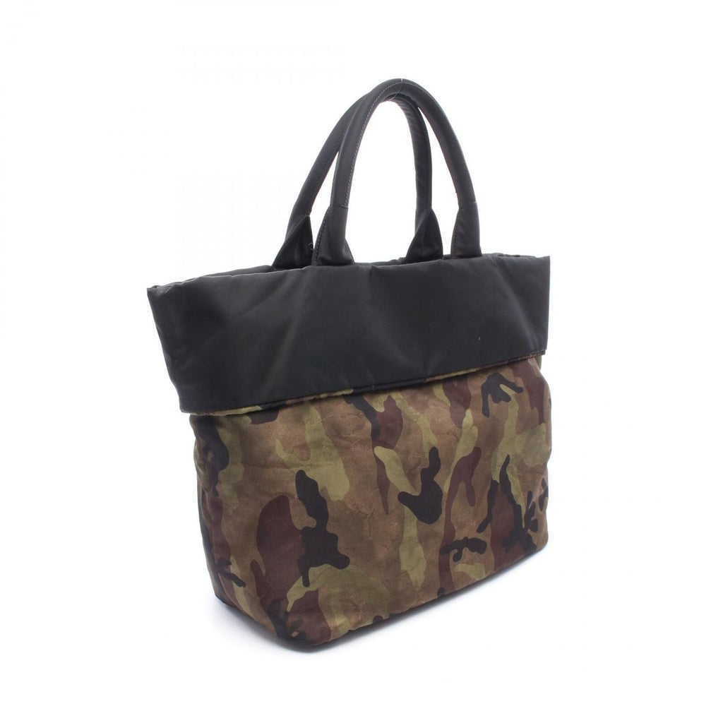 Prada Tote Camouflage Reversible 2-Way Black Nylon — view 2