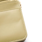 Chanel Shoulder Bag Boy Quilted Yellow Brown Caviar Leather Boy Chain Wallet — view 7