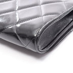 Chanel Shoulder Bag Quilted Black Leather Chain Wallet — view 6