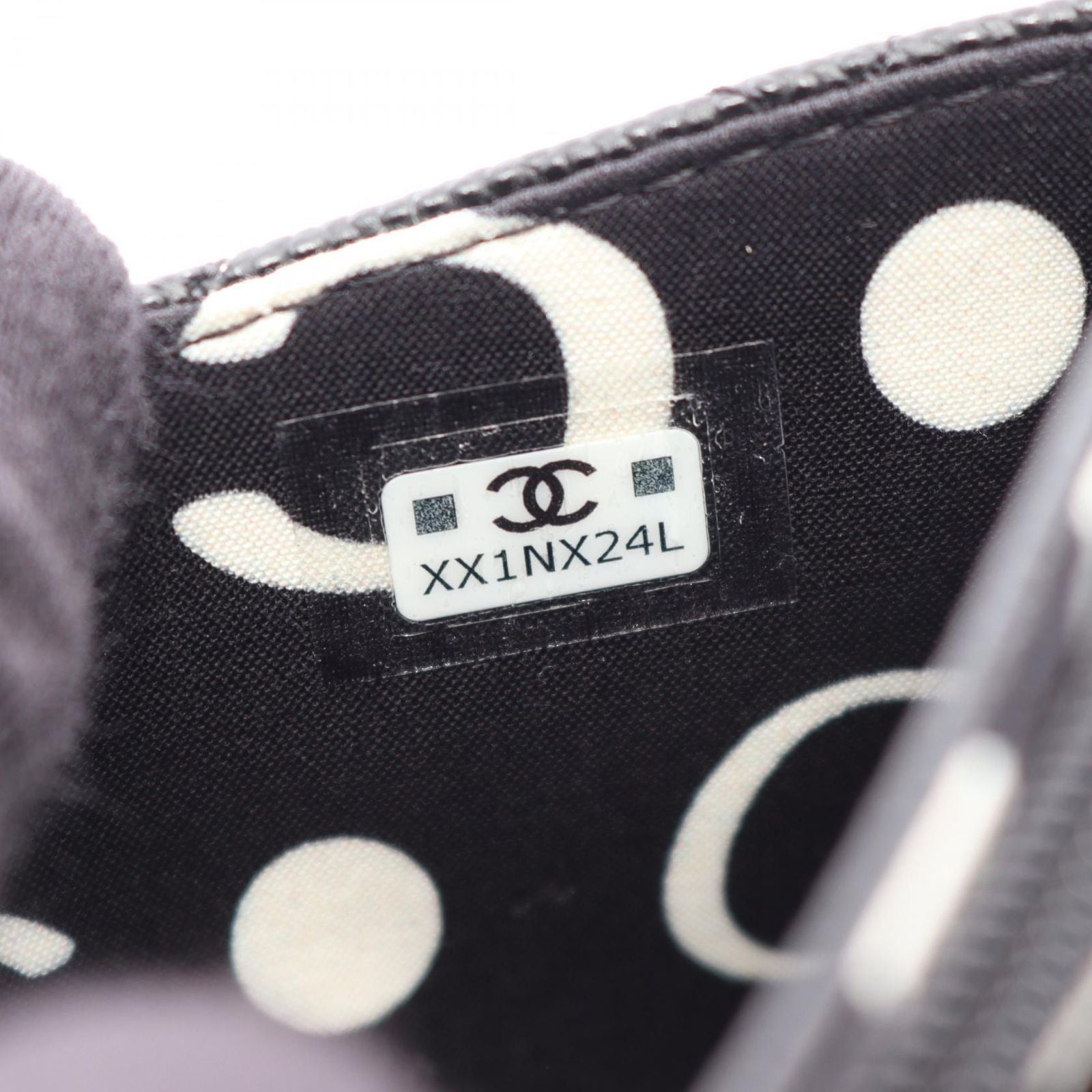 Chanel Shoulder Bag Quilted Black Caviar Leather Chain — view 5