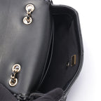 Chanel Shoulder Bag Quilted Full Flap Black Leather Chain — view 3