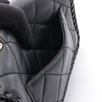 Chanel Shoulder Bag Quilted Full Flap Black Leather Chain — view 6
