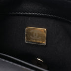 Chanel Shoulder Bag Quilted Full Flap Black Leather Chain — view 5