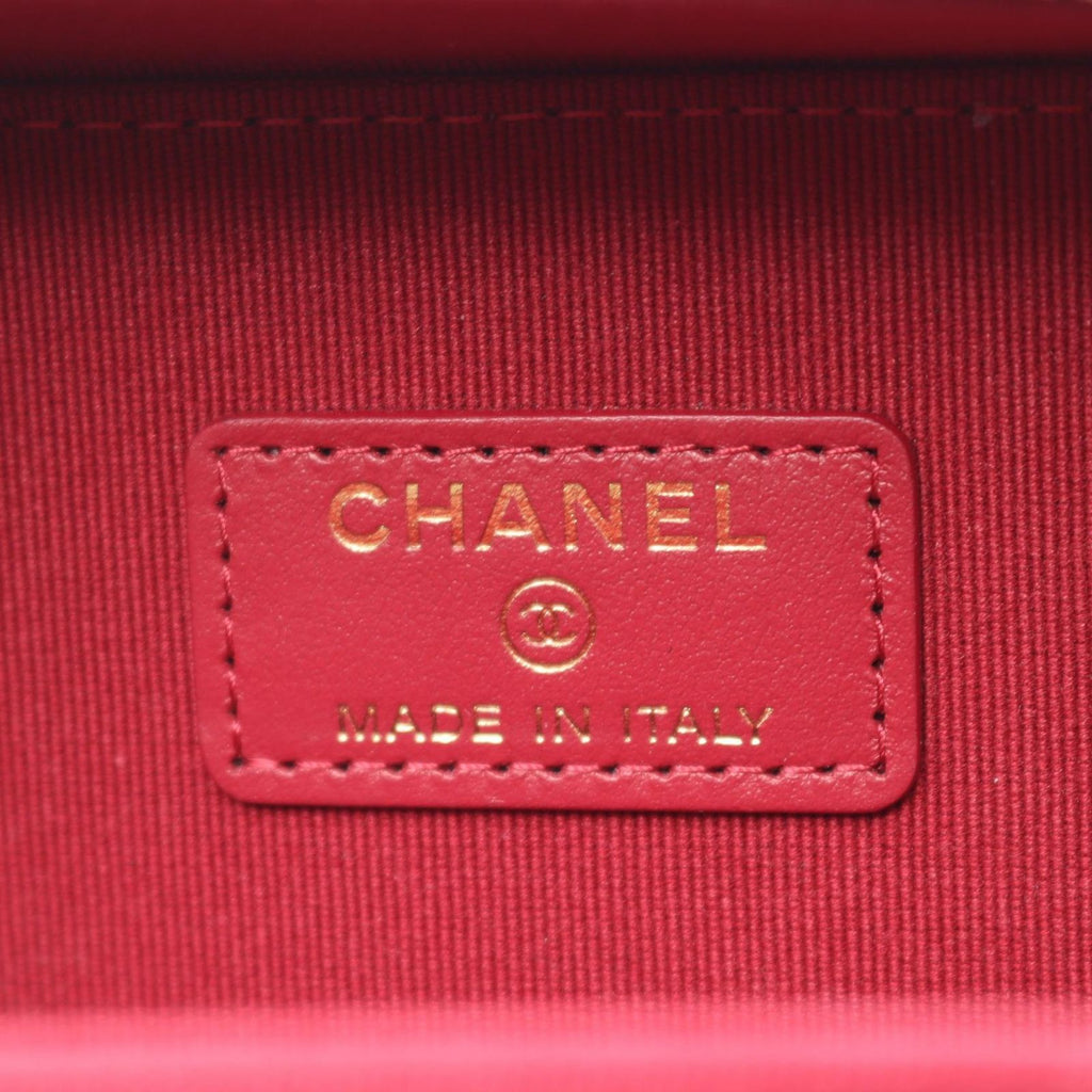Chanel Shoulder Bag Quilted Mini Black Caviar Leather — view 4