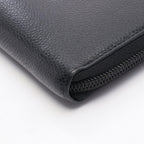 Chanel Round Wallet CC Logo Black Caviar Leather CC — view 8