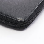 Chanel Round Wallet CC Logo Black Caviar Leather CC — view 9